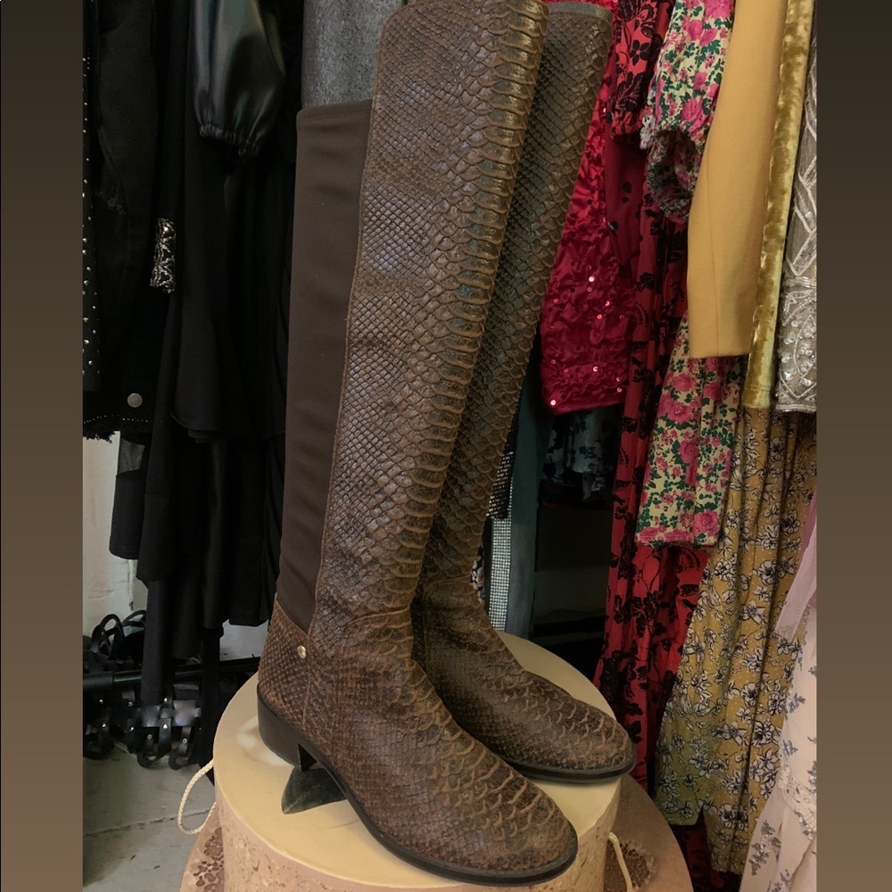 *SOLD* Michael Kors Bromley Leather Riding Boots